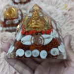 Shree Yantra Gomti Chakra Orgone Pyramid - Image 2