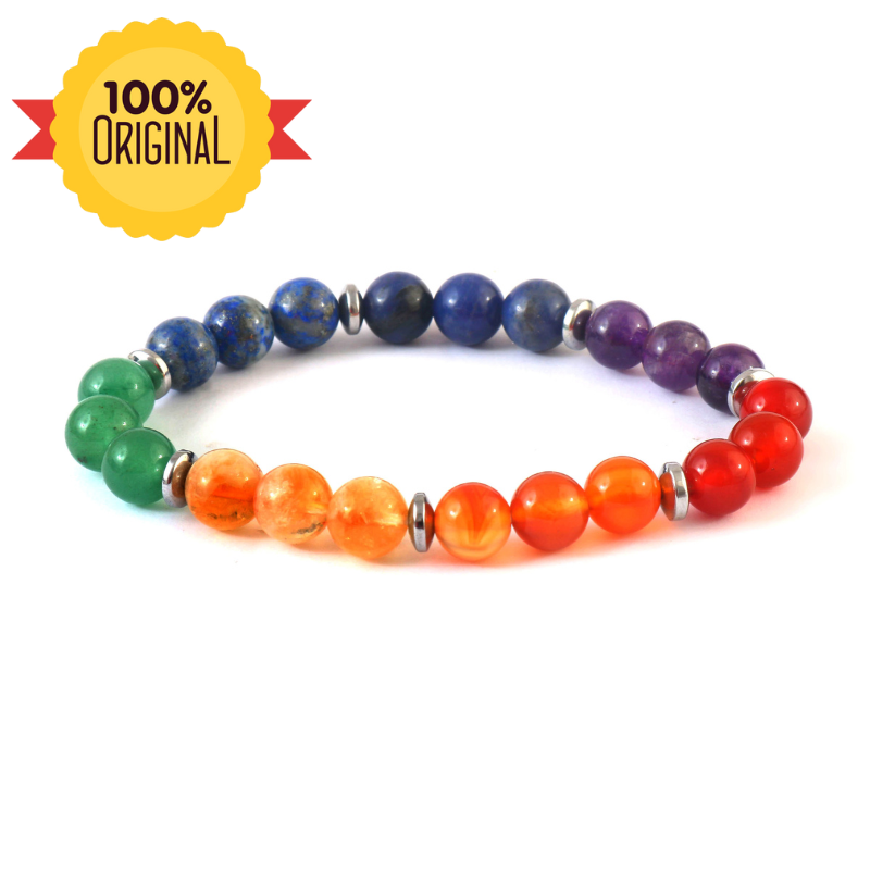 Copy_of_SHOPIFY_LISTING_BRACELETS_3.png Natural 7 Chakra Stone Bracelet - Image 1