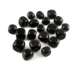 Natural Black Obsidian Tumble Stones – Polished Healing Crystal for Protection, Grounding, Reiki & Meditation - 5 PCS