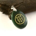 Green Jade Zibu Coin Pendant – Natural Gemstone Healing Pendant for Prosperity & Positivity - Image 3