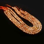 8mm Faceted Natural Citrine Beads String – Round Citrine Gemstone for Jewellery Making (Wholesale) - Image 3