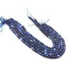 8mm Faceted Blue Sodalite Beads String – Natural Sodalite Round Beads for Jewellery Making (Wholesale) - Image 3