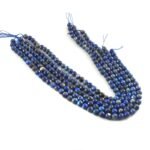 8mm Faceted Lapis Lazuli Beads String – Natural Deep Blue Lapis Round Beads for Jewellery Making (Wholesale) - Image 2