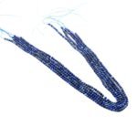 3mm Natural Lapis Lazuli Faceted Beads String – Deep Blue Round Gemstone Loose Beads for Jewellery Making (Wholesale) - Image 2