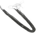 3mm Natural Black Spinel Faceted Beads String – Jet Black Round Gemstone Loose Beads for Jewellery Making (Wholesale - Image 2