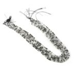 3mm Natural Black Rutile Quartz Faceted Beads String – Grey Clear Round Gemstone Loose Beads for Jewellery Making (Wholesale) - Image 2