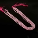 3mm Natural Rose Quartz Faceted Beads String – Soft Pink Round Gemstone Loose Beads for Jewellery Making (Wholesale) - Image 2