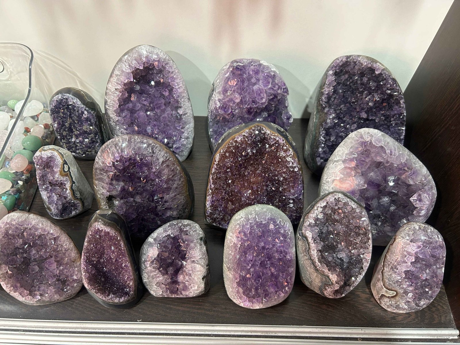 IMG_9948.jpg Amethyst Geodes Cluster - 1145 gm - Image 1